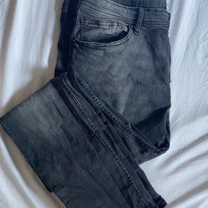 Mens Black Denim Jeans X3 Bundle Size 36